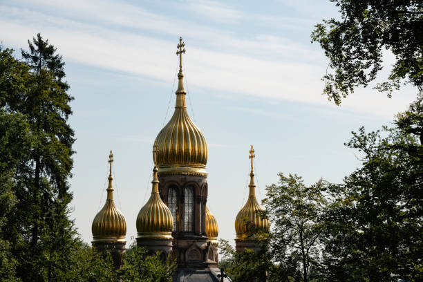 istock Greek Chapel, Wiesbaden, Germany 1097998290