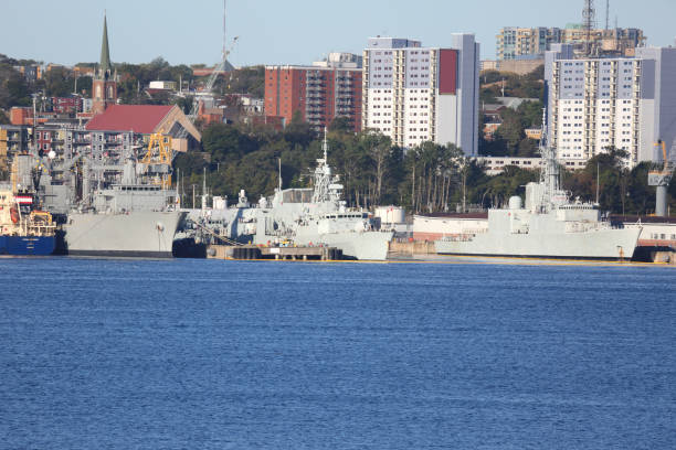 istock Warships at Halifax Dockyard, Nova Scotia, Canada 1097999064