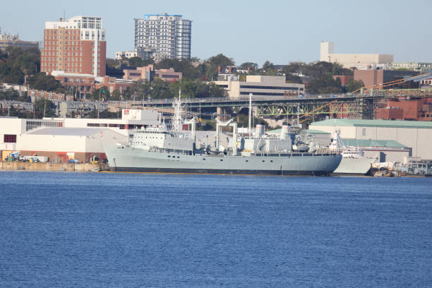 istock Warships at Halifax Dockyard, Nova Scotia, Canada 1097999106