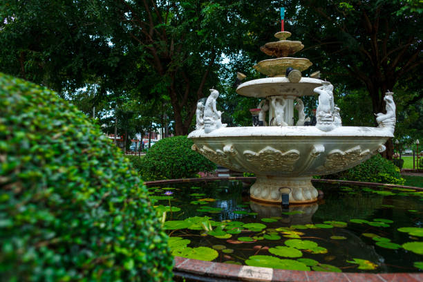 istock a fountain at the Buddhist temple 1098000138
