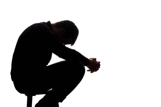 istock Young man with grief dropped his arms 1098015822