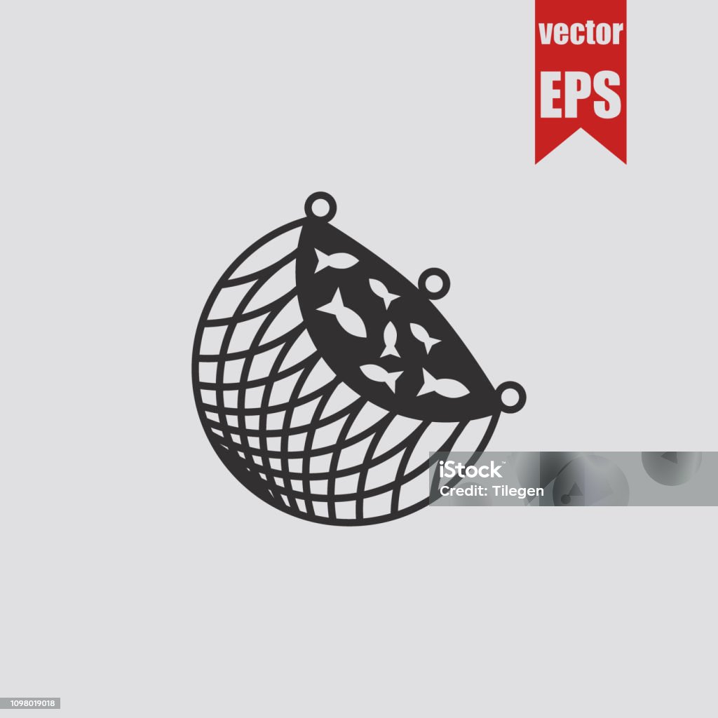 Fishnet icon.Vector illustration. Activity stock vector