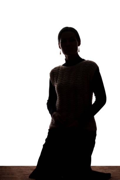 istock Young woman look ahead - silhouette 1098019594