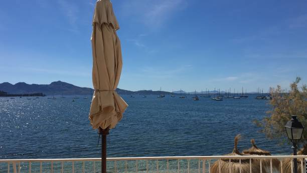 istock Sea with umbrella in Mallorca 1098023350