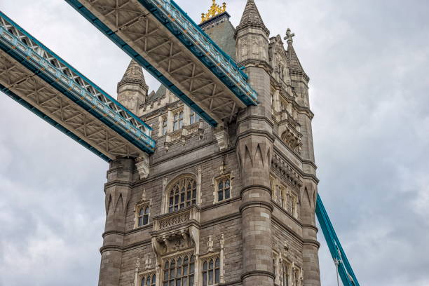 istock Tower Bridge in London on a beautiful cloudy day, 1098030834