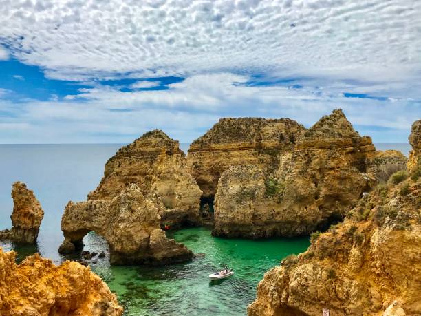 istock Algarve landscape with yellow rocks 1098034270