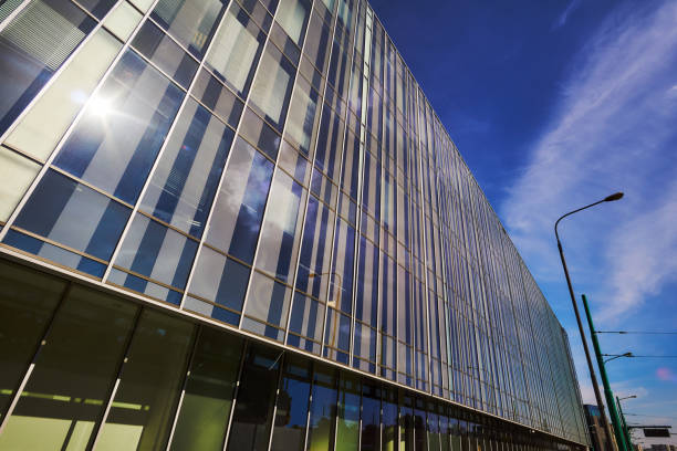 istock Reflection of the sky in Glass facade 1098036526