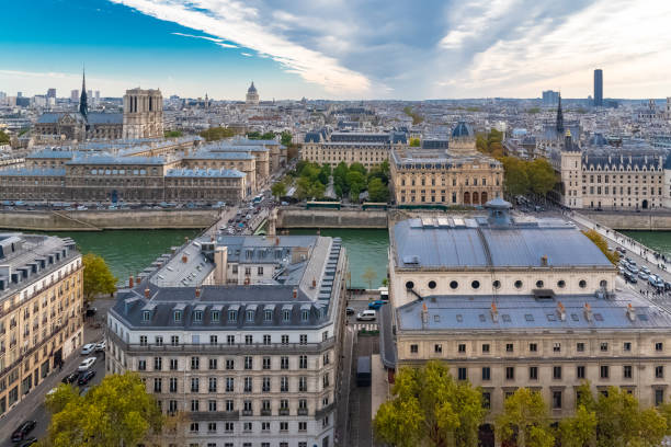 istock Paris, panorama of Notre-Dame cathedral 1098049488