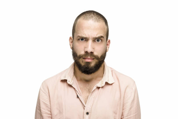 istock Handsome young adult men with angry emotion 1098058554