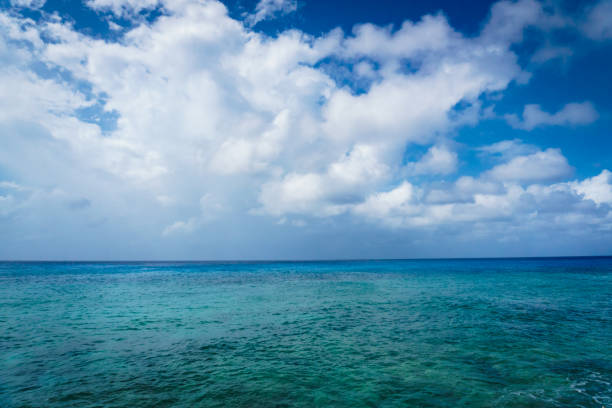 Beautiful landscape of San Andres Island stock photo