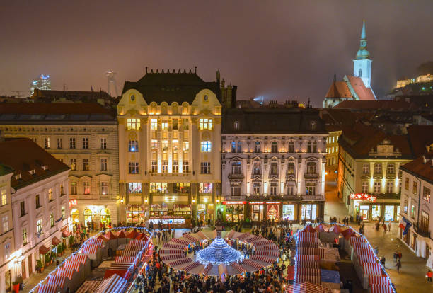 istock Bratislava Christmas market, Slovakia. 1098064868