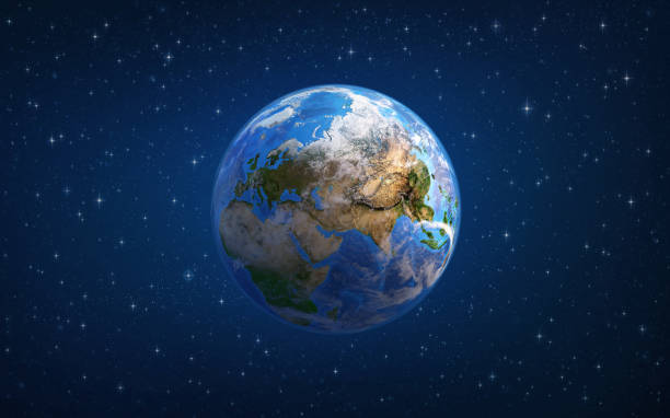 istock Planet Earth. Europe and Asia from space. 1098067646