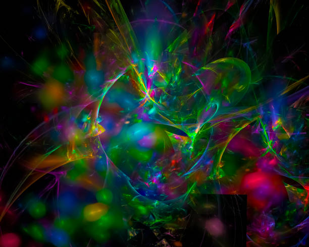 istock abstract digital fractal, fantasy design, party 1098069718