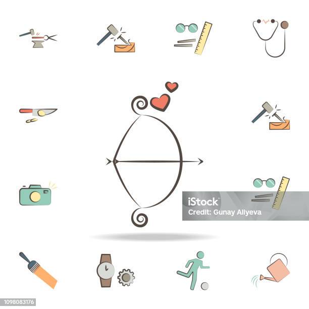 Lover Tools Icon Detailed Set Of Tools Of Various Profession Icons Premium Graphic Design One Of The Collection Icons For Websites Web Design Mobile App Stock Illustration - Download Image Now