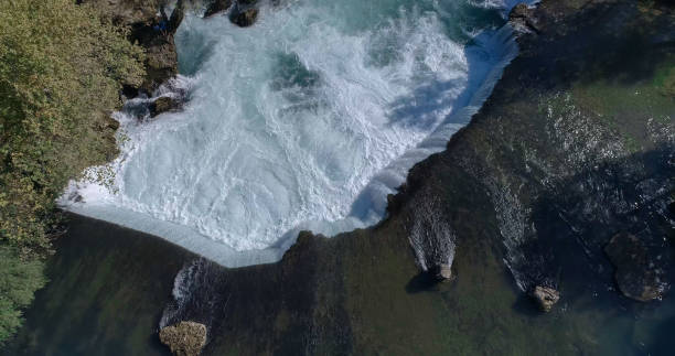 istock Manavgat Waterfall aerial view 1098085418