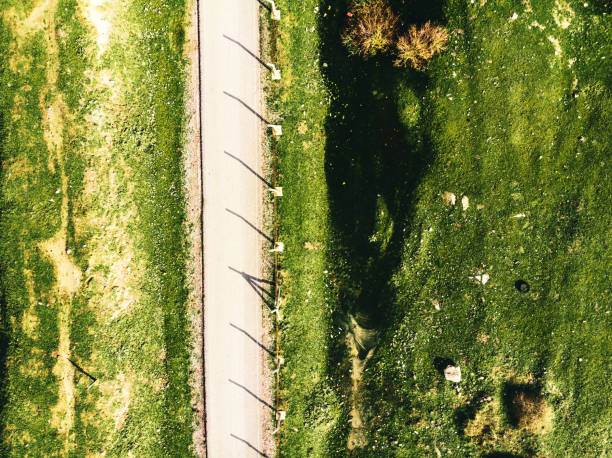istock Aerial View of Rural Road 1098088182