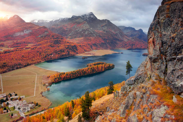 istock Lake Zyls or Zyls See (Silsersee) 1098088906