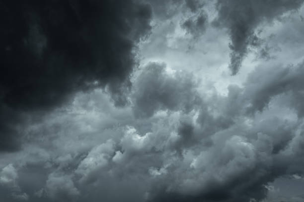 istock Dark storm clouds before the rain. Bad weather, rain clouds. 1098099608