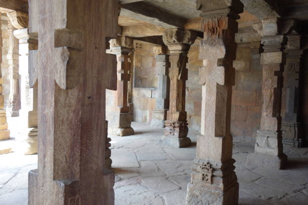 istock Qutub Minar Pillars surrounding the minaret 1098101058