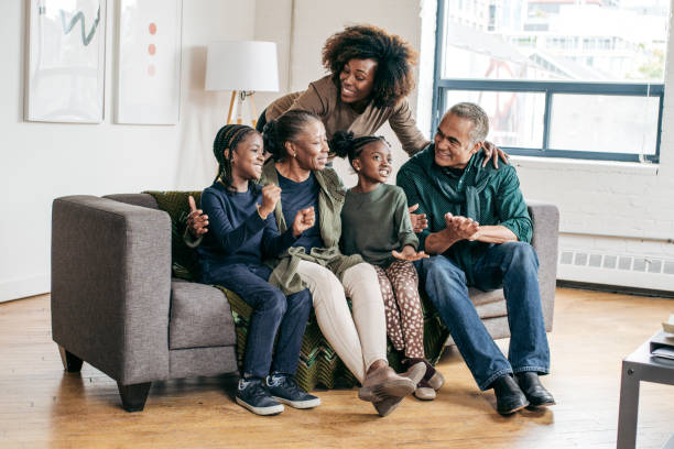 istock Celebrating with grandparents 1098111838