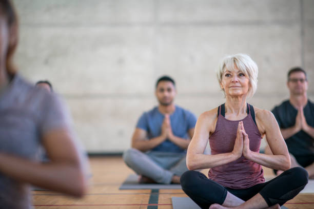istock Senior woman mindfulness 1098113754