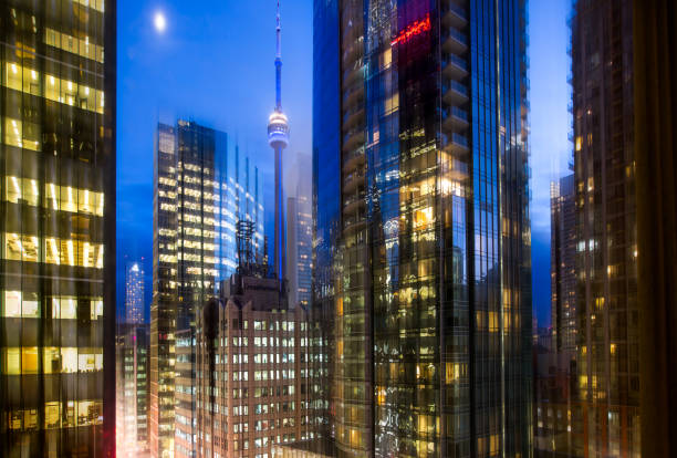 istock Toronto City Skyline - Abstract at Dusk 1098117292