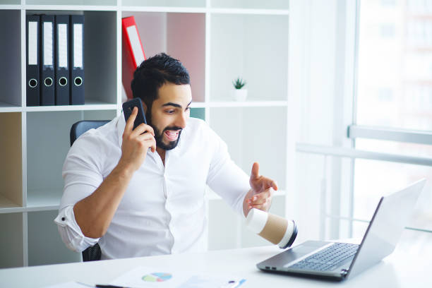 istock Coffee spilling on the table in the morning working day at office table 1098118834