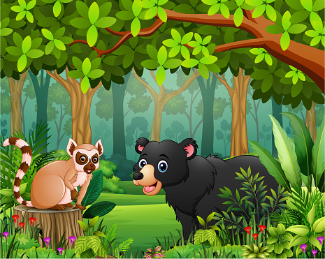 Ilustración de Dibujos Animados De Bosque Paisaje De Verde En Primavera Con Animal y más Vectores Libres de Derechos de Aire libre - iStock Ilustración de Dibujos Animados De Bosque Paisaje De Verde En Primavera Con Animal y más Vectores Libres de Derechos de Aire libre - iStock