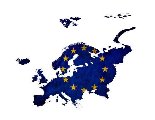 istock (Clipping path) Grunge flag of Germany on the map isolated on white background 1098148050
