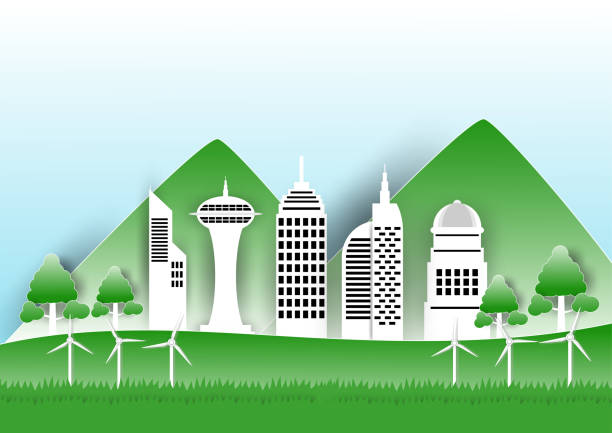 istock Eco city, The city that is in nature. 1098152500