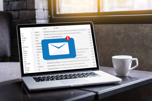 istock Mail Communication Connection message to mailing contacts phone Global Letters Concept 1098158012