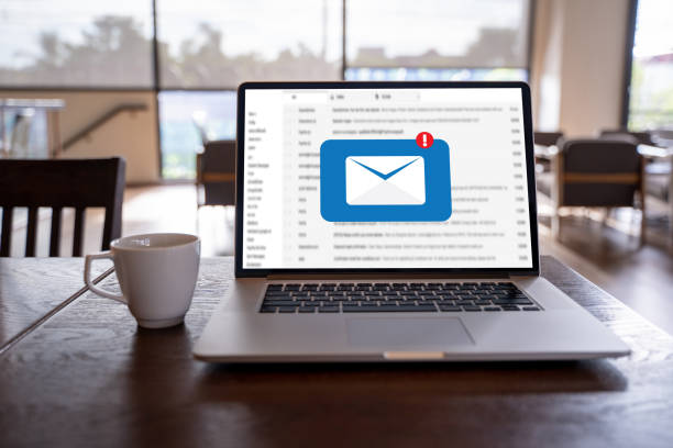 istock Mail Communication Connection message to mailing contacts phone Global Letters Concept 1098158090