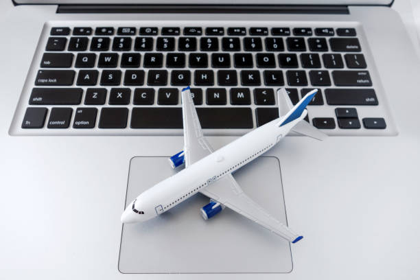 istock Buy airplane ticket online 1098159634