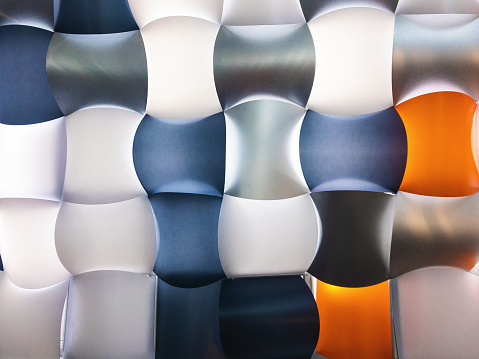 Colred Panel Multicolored Lighted Wall Panels Design Environment Pattern Texture ...