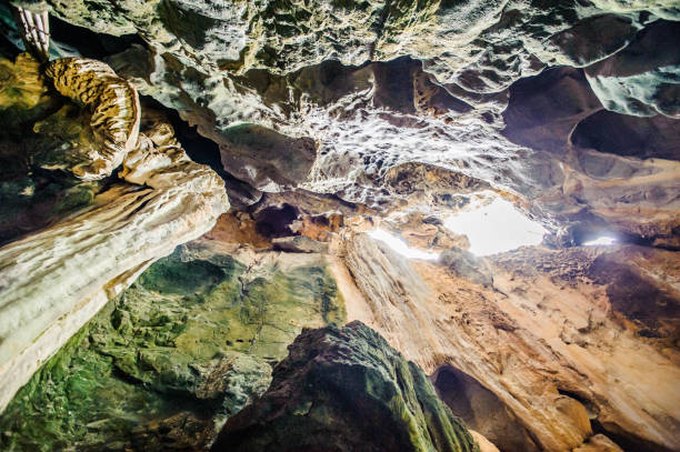 istock view from outside in the cave on top 1098180986