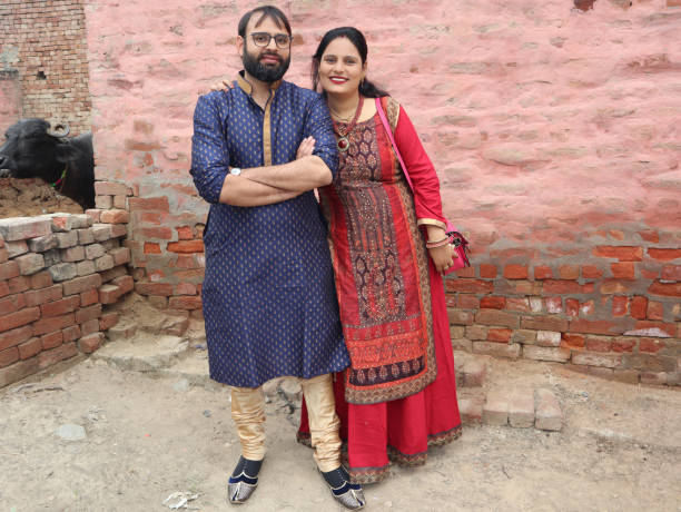 istock Indian couple portrait together 1098188054