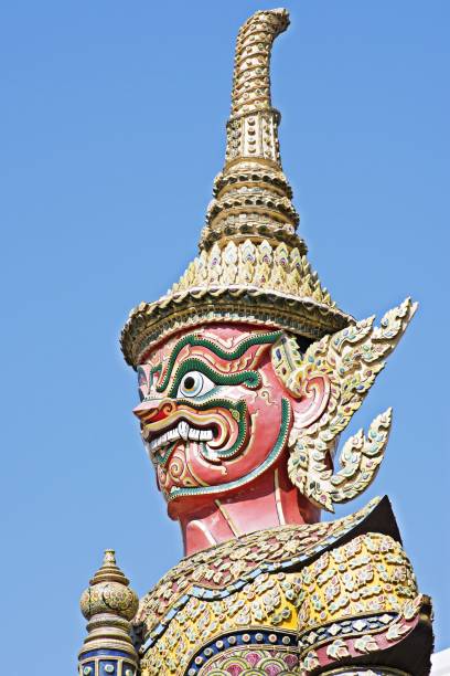 Giant guardian statue in Grand Palace (Bangkok,Thailand)