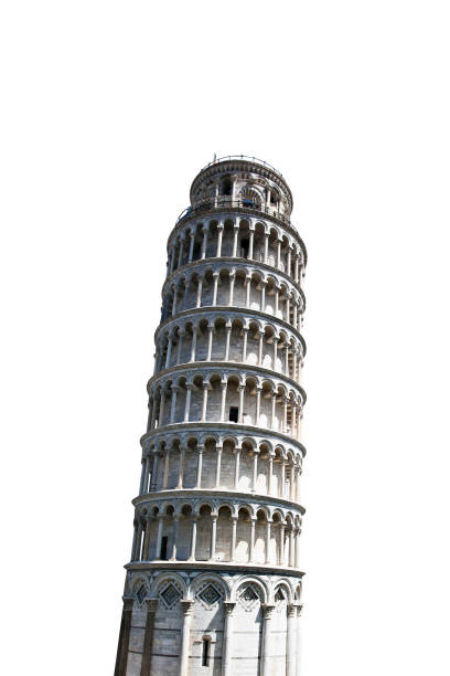 istock The Leaning Tower of Pisa, isolated. 1098195228