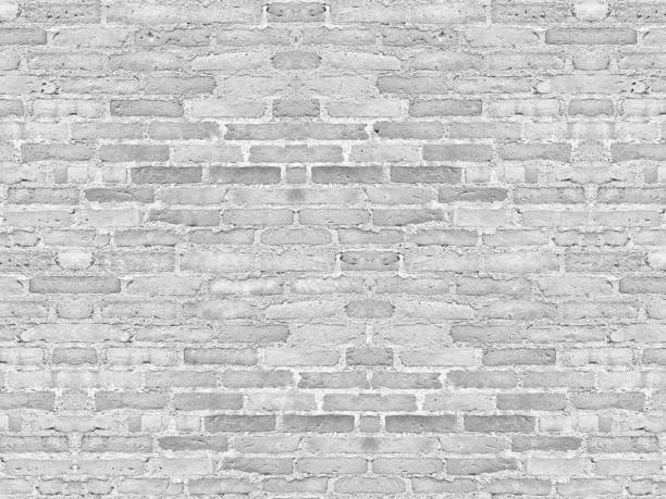 istock White and gray brick wall texture stained background 1098197296