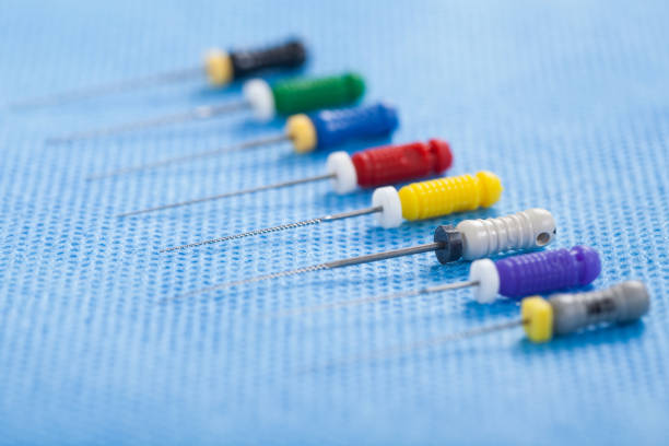 sterilní endodontické soubory - gangréna - stock snímky, obrázky a fotky