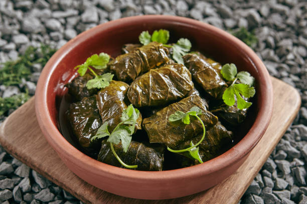 istock Dolma, Sarma, Dolmades, Dolmadakia or Tolma Close Up 1098216584