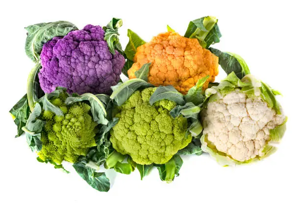 Photo of cauliflowers cabbage