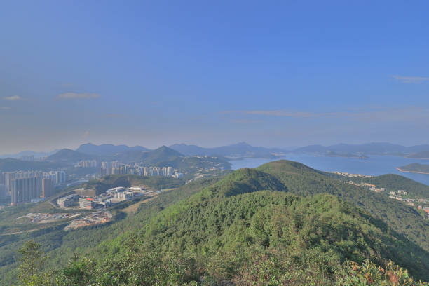 istock view of cwb  at Sheung Yeung Shan, hk 1098224310