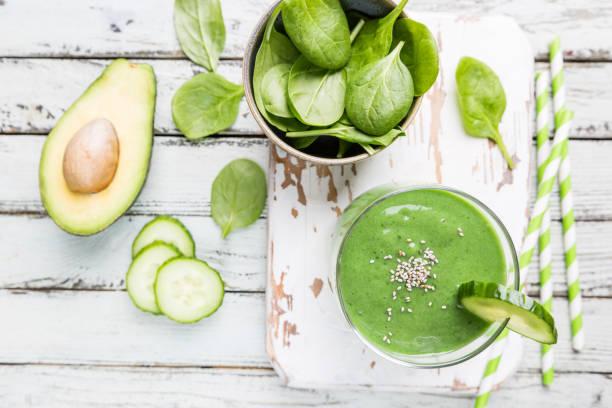 istock Healthy green smoothie 1098226258