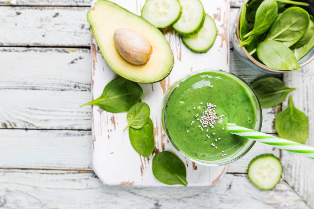 istock Healthy green smoothie 1098226784