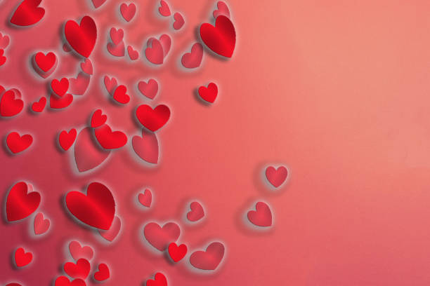istock romantic wallpaper with hearts texture background pink. valentines concept 1098231602