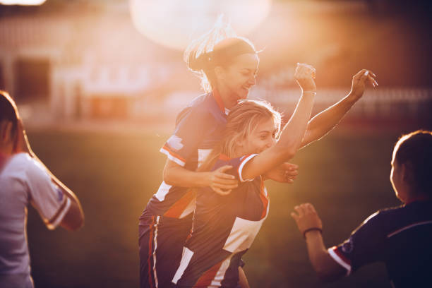 istock Celebrating the victory after soccer match! 1098231842