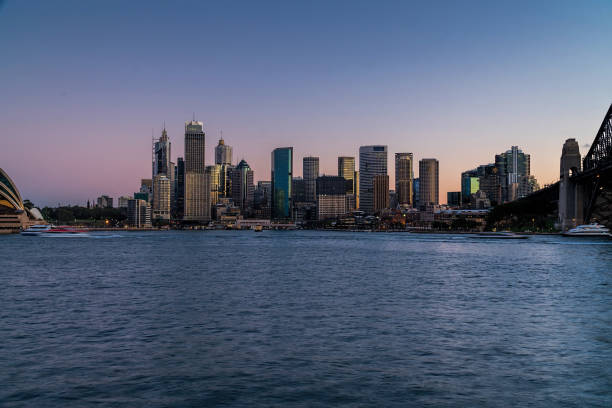 istock generic modern cityscape with water reflection in twilight sunset 1098233642