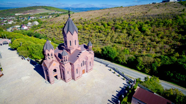 istock church in suburb from drone 1098243390