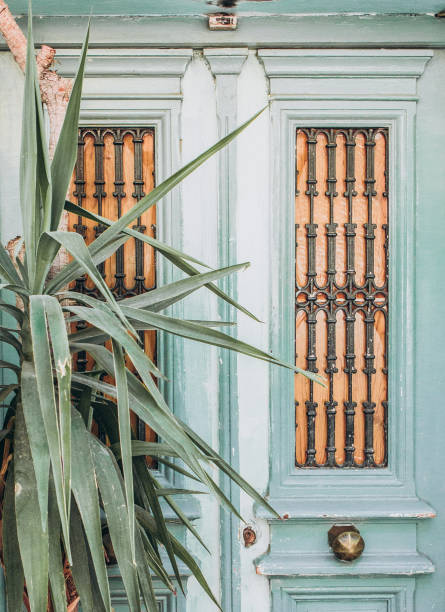 istock doors shutters textured wooden stone house old 1098245036